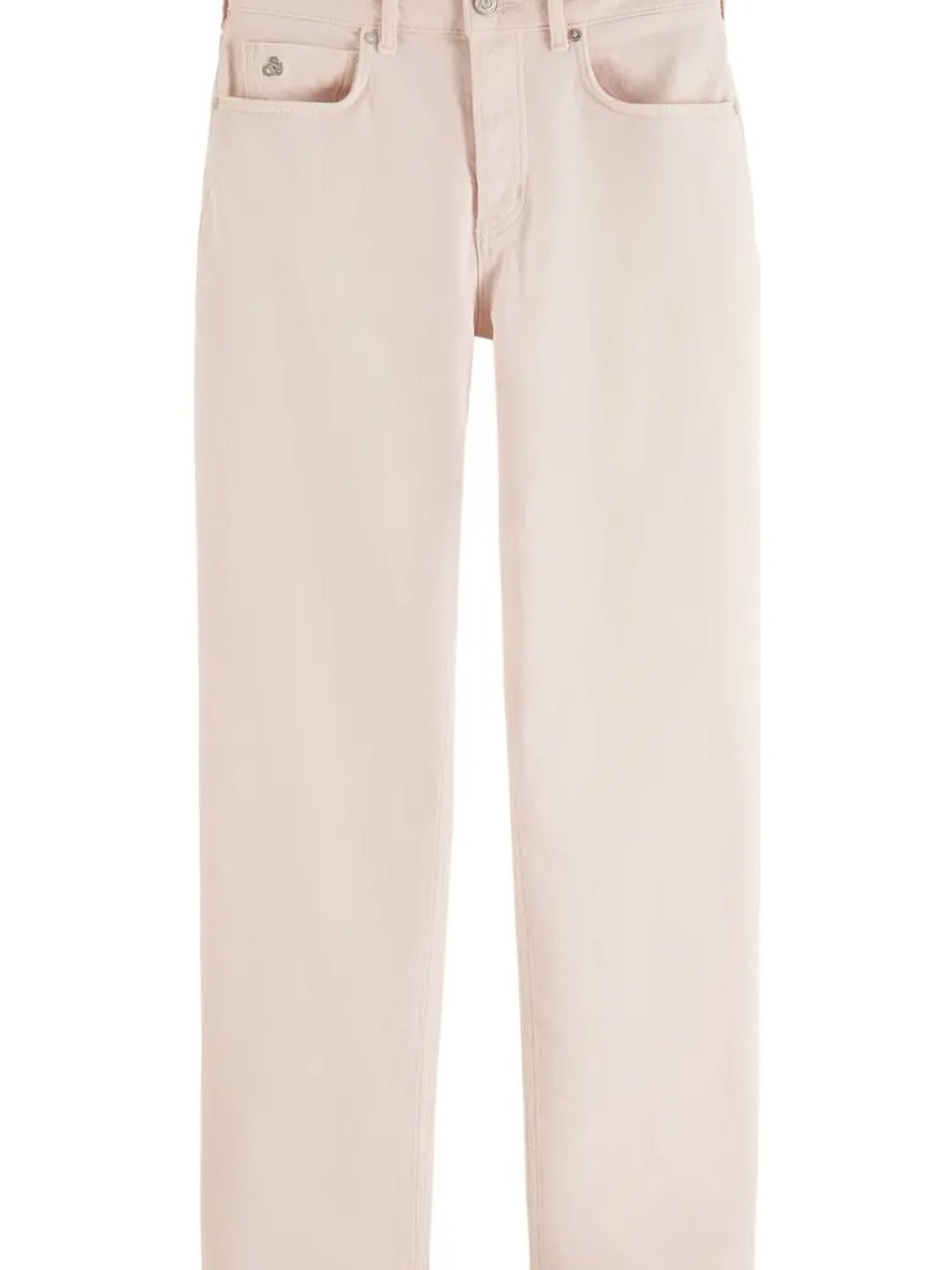 Scotch & Soda Soft Blush Pink Denim with Branded Tag